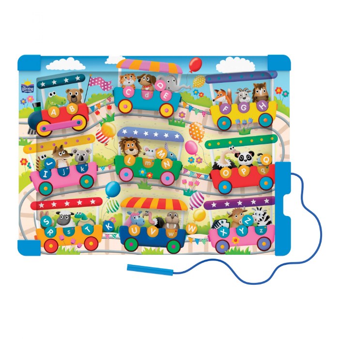 Alternate Image #1 of Hands-On Letters & Numbers Magnetic Puzzle Set