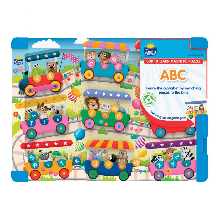 Alternate Image #1 of Hands-On ABC's Magnetic Puzzle
