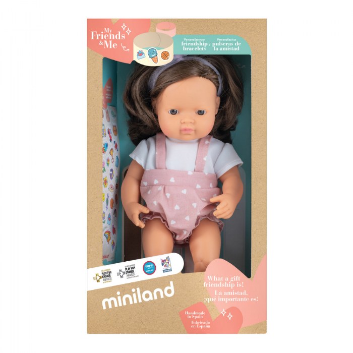 Alternate Image #1 of 15" Brunette Girl Doll
