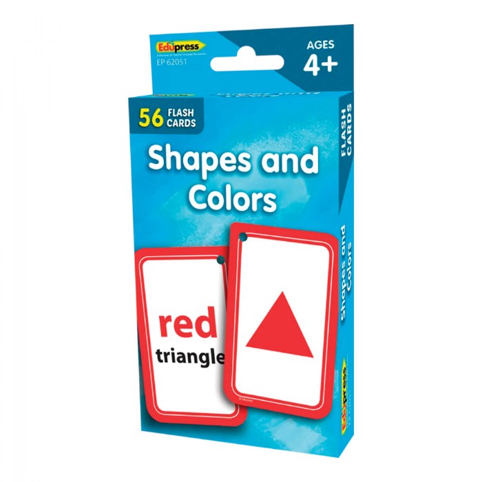 Alternate Image #1 of Shapes and Colors Flash Cards