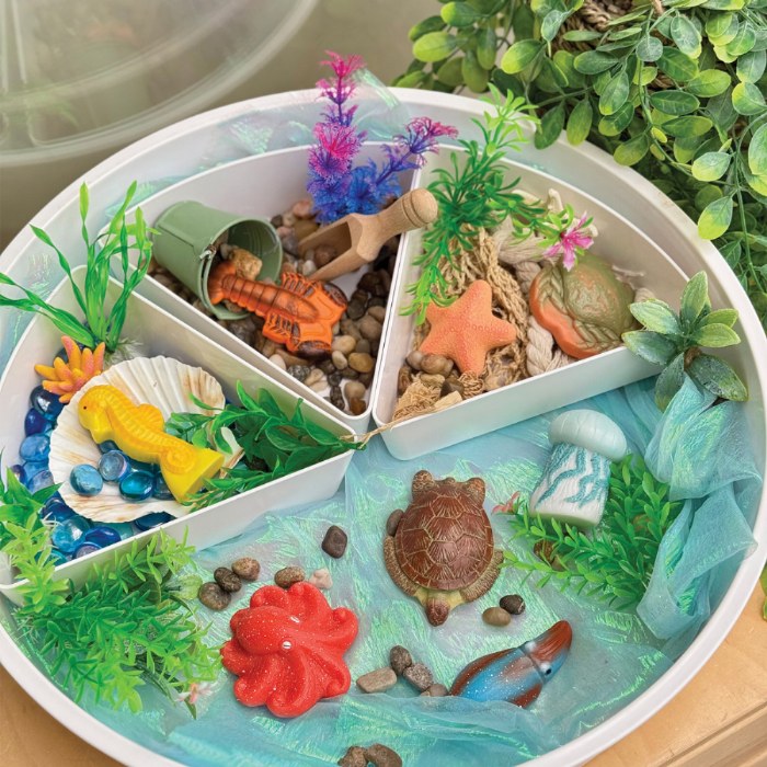 Alternate Image #1 of Sensory Play Stones: Ocean Life - 8 Pieces