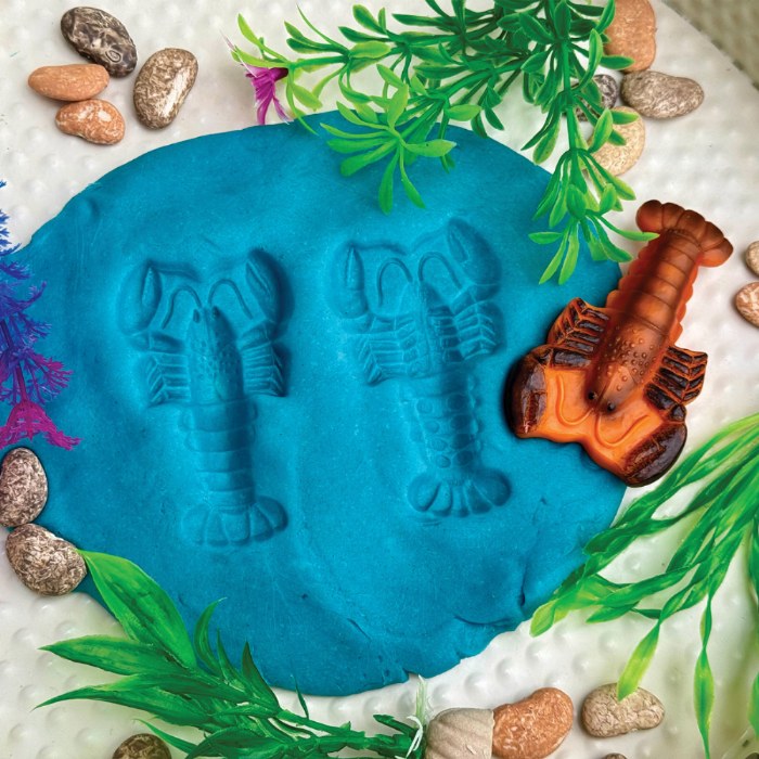 Alternate Image #1 of Sensory Play Stones: Ocean Life - 8 Pieces