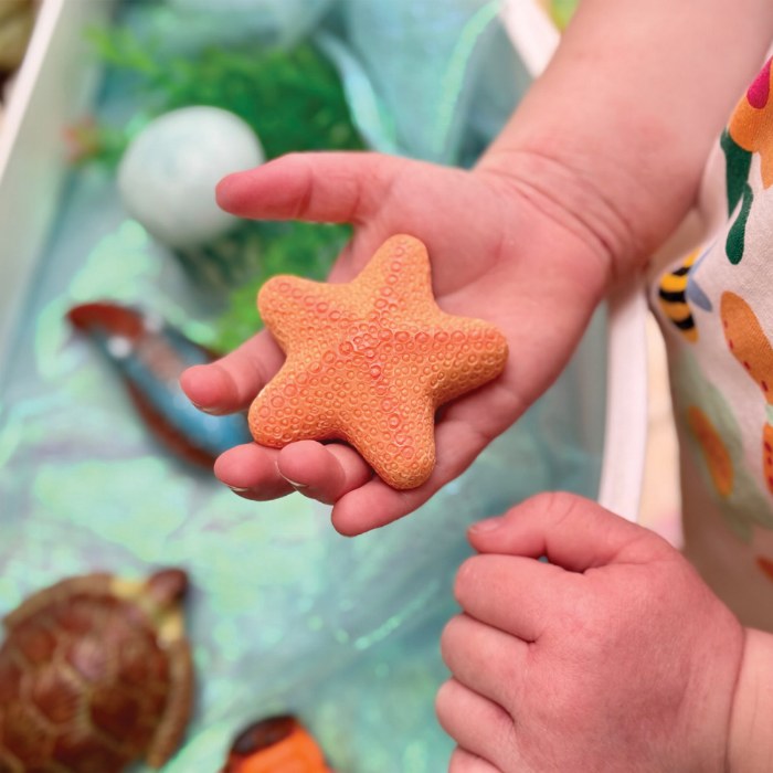 Alternate Image #1 of Sensory Play Stones: Ocean Life - 8 Pieces