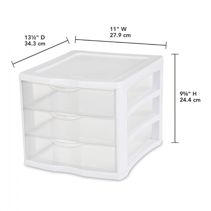 Alternate Image #1 of 3-Drawer Classroom Organizer