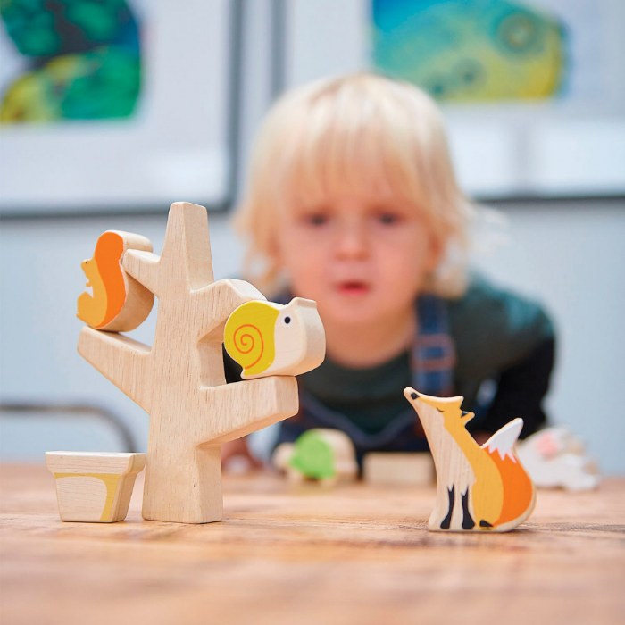 Alternate Image #1 of Wooden Magnetic Stacker and Garden Friends Stacking Set