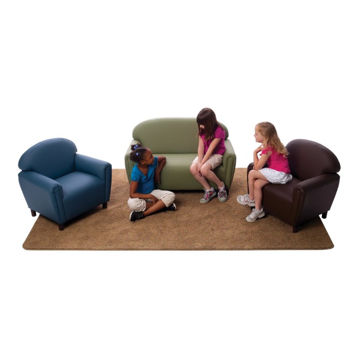 Alternate Image #1 of KIDply&reg; Soft Solids - 6' x 9' Rectangle - Brown Sugar