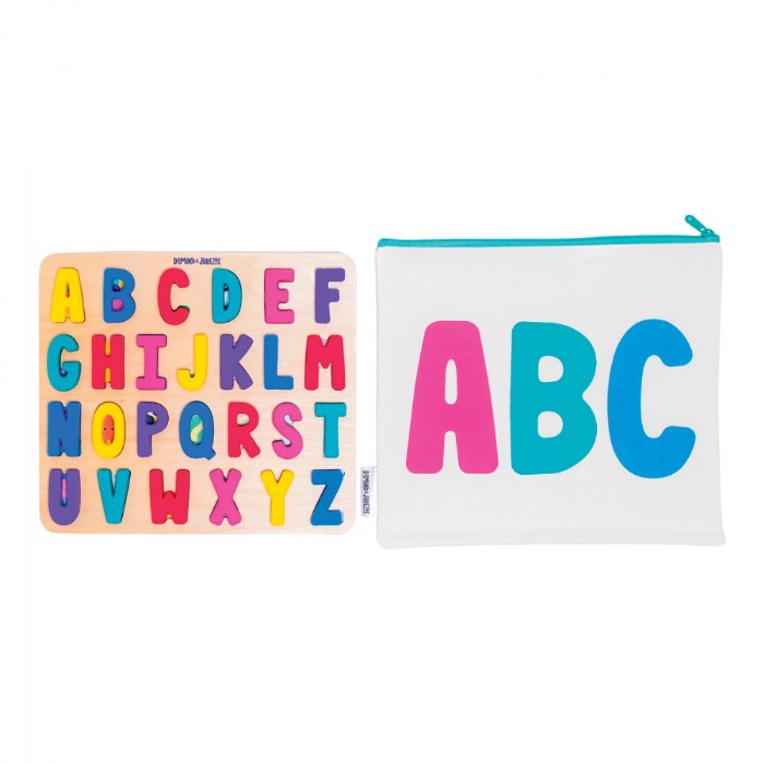 Alternate Image #1 of Uppercase Find & Fit Silicone Puzzle with Wooden Tray