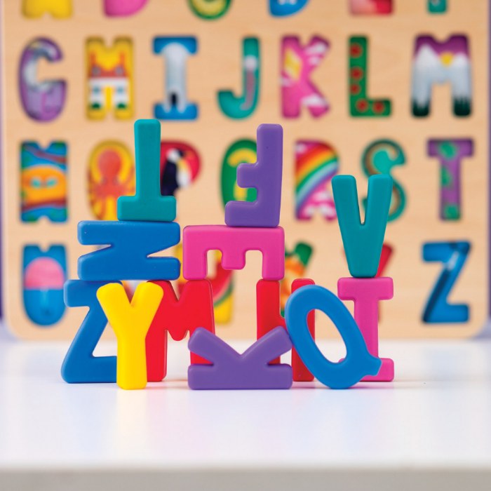 Alternate Image #1 of Uppercase Find & Fit Silicone Puzzle with Wooden Tray