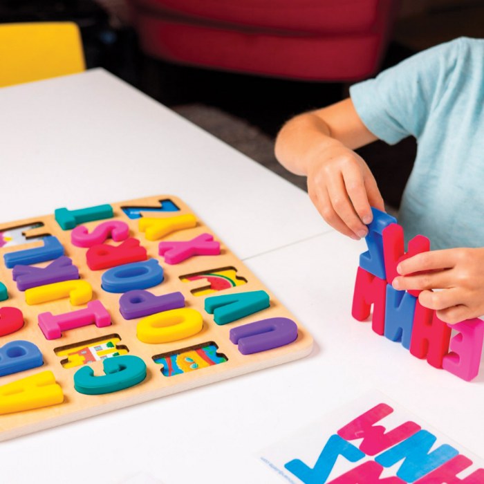 Alternate Image #1 of Uppercase Find & Fit Silicone Puzzle with Wooden Tray