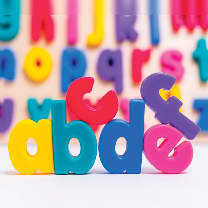 Alternate Image #1 of Lowercase Find & Fit Silicone Puzzle with Wooden Tray