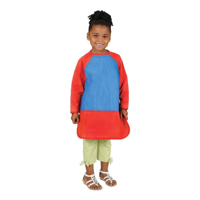 Alternate Image #1 of Preschool Art Apron - Set of 4