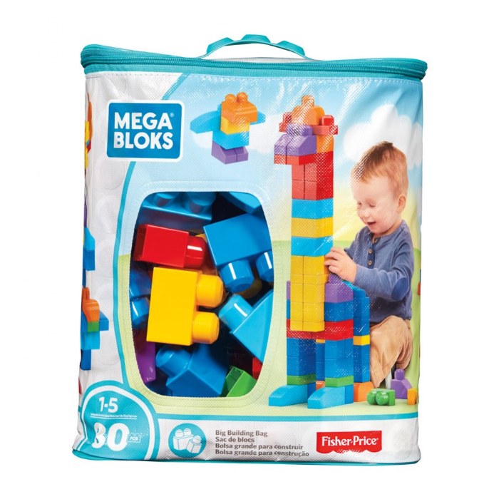 Primary Image of Mega Bloks&reg; Big Building Bag - 80 Pieces