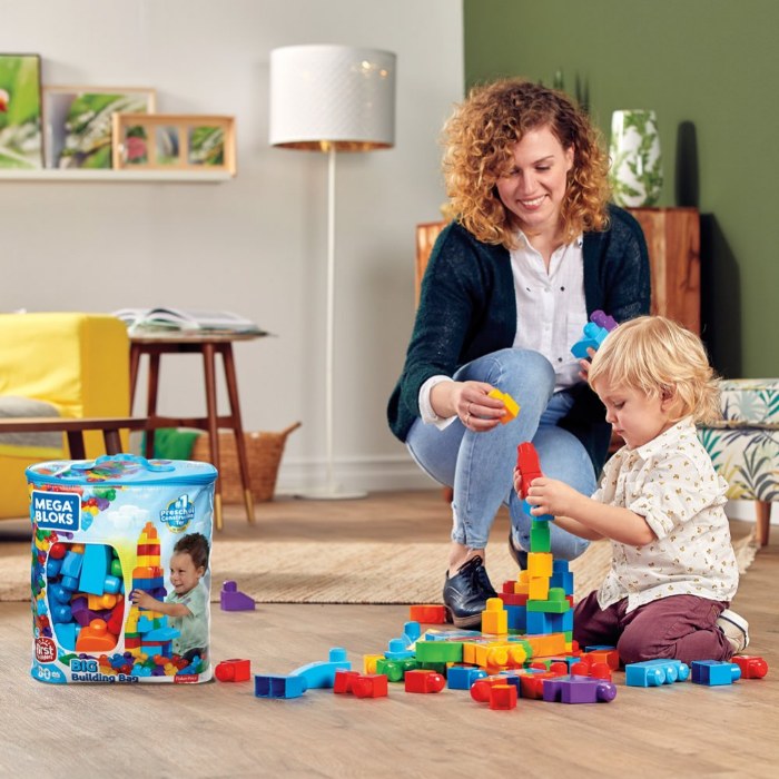 Alternate Image #1 of Mega Bloks&reg; Big Building Bag - 80 Pieces