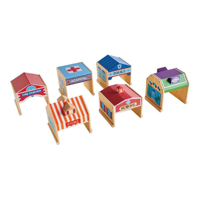 Primary Image of Wooden Community Buildings for Block Play