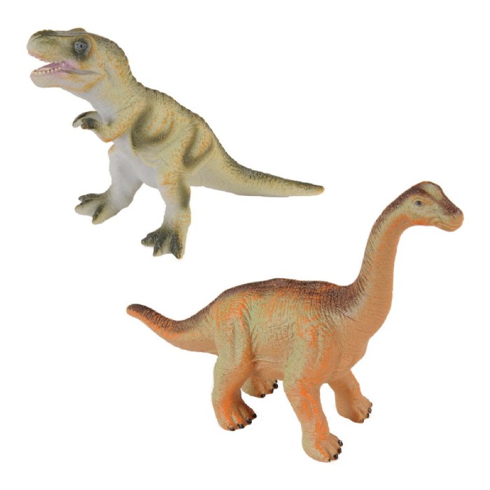 Alternate Image #1 of Soft Textured Dinosaurs Set - 12 Pieces