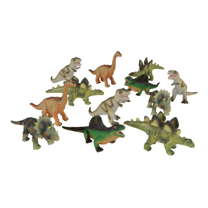 Primary Image of Soft Textured Dinosaurs Set - 12 Pieces