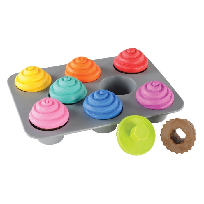 Alternate Image #1 of Sorting Shapes Cupcakes