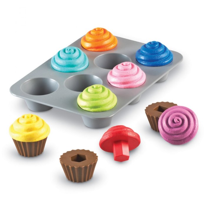 Alternate Image #1 of Sorting Shapes Cupcakes