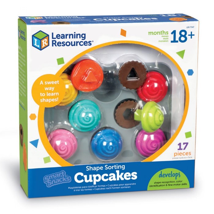 Alternate Image #1 of Sorting Shapes Cupcakes