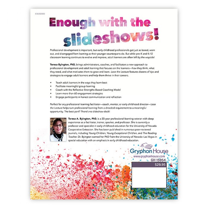 Alternate Image #1 of Lose the Lecture: Engaging Approaches to Early Childhood Professional Learning - Paperback