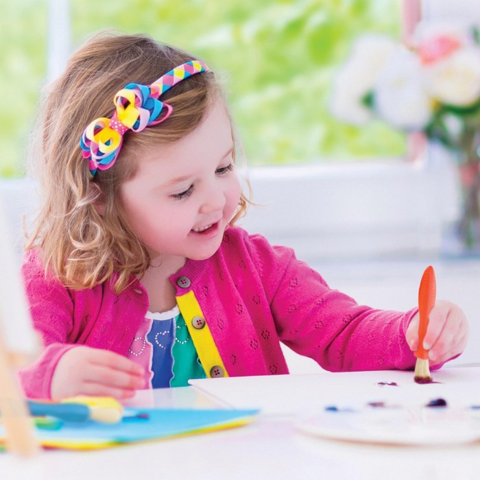 Alternate Image #1 of Triangle Grip Assorted Color Paint Brushes - Set of 6