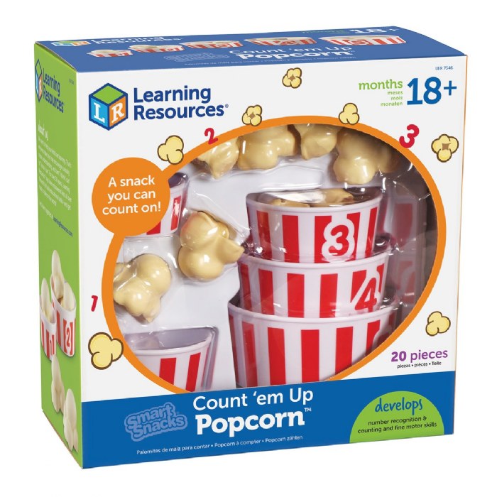 Alternate Image #1 of Smart Snacks&reg; Count 'Em Up Popcorn