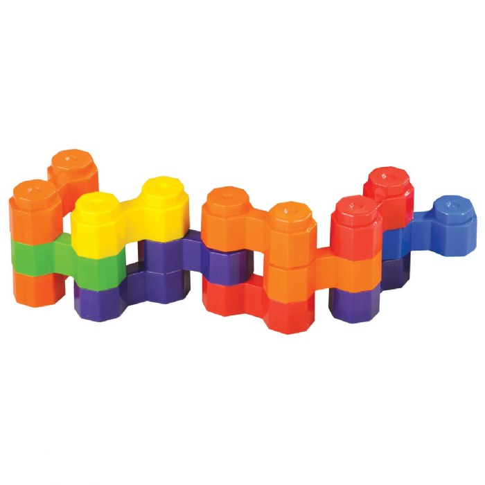 Alternate Image #1 of Jumbo Double Octagon Builders - 36 Pieces