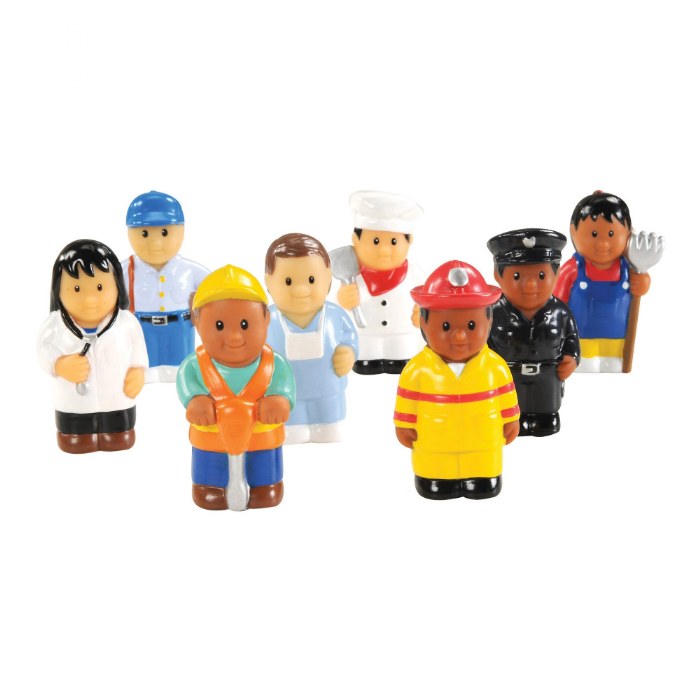 Primary Image of Community Workers 3" Tall - 8 Pieces
