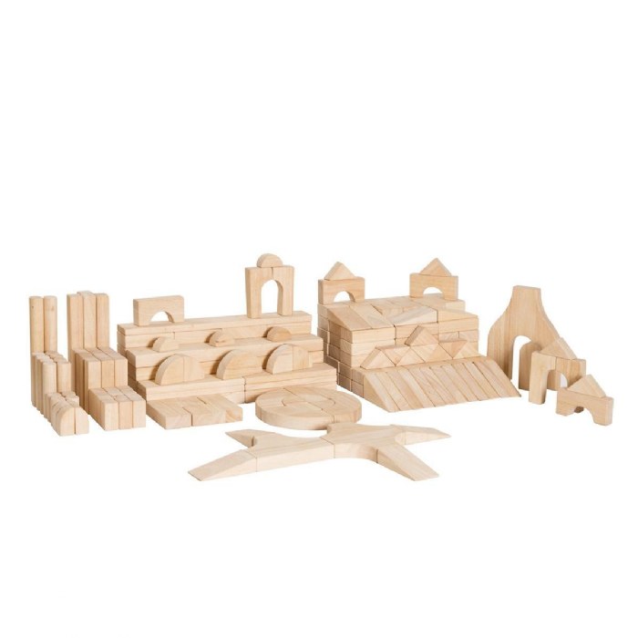 Alternate Image #1 of Unit Blocks Classroom Set II - 200 pieces - 28 shapes