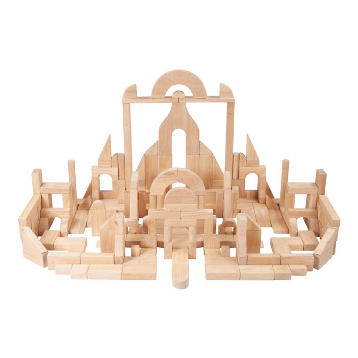 Alternate Image #1 of Unit Blocks Classroom Set II - 200 pieces - 28 shapes