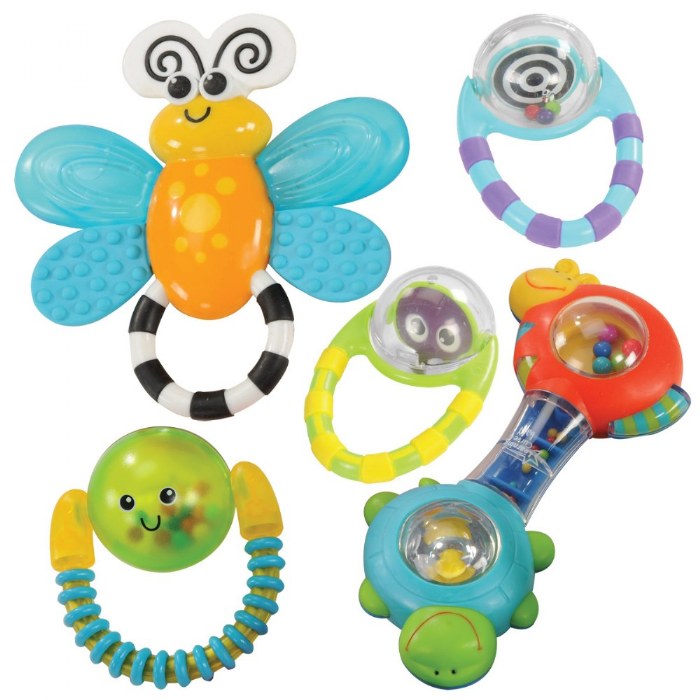 Primary Image of Grasp & Explore Rattle Set - Set of 5