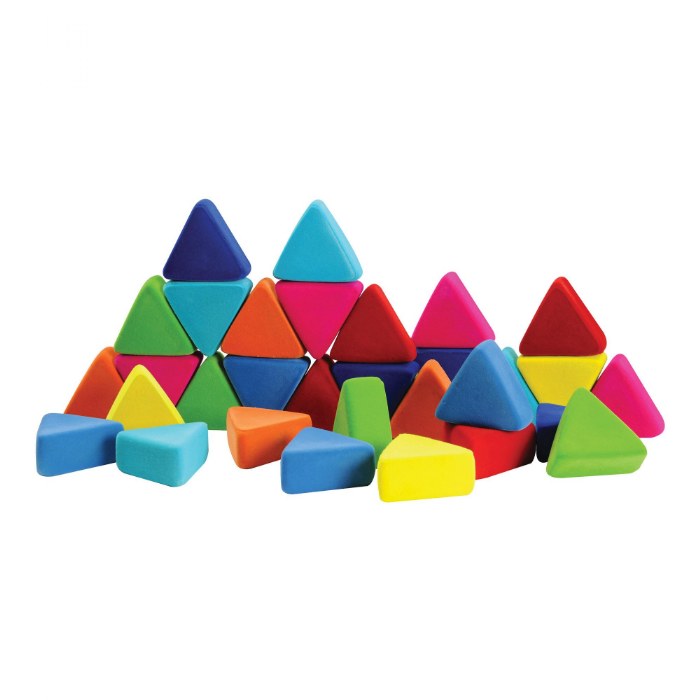 Primary Image of Rubbablox&trade; Just Triangles - 32 Pieces