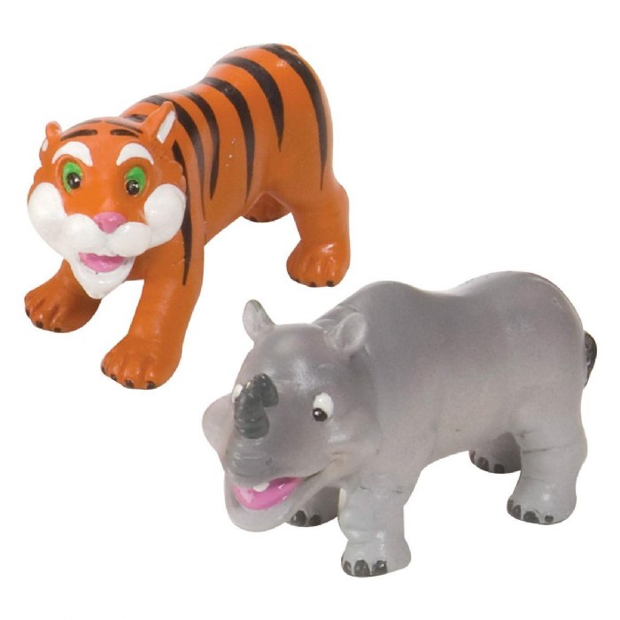 Alternate Image #1 of Squeezable Safari Animal Playset