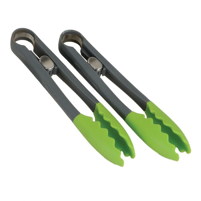 Primary Image of 7" Silicone Mini Tongs - Set of 2