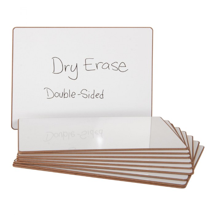 Primary Image of Magnetic Dry Erase Boards - Set of 10