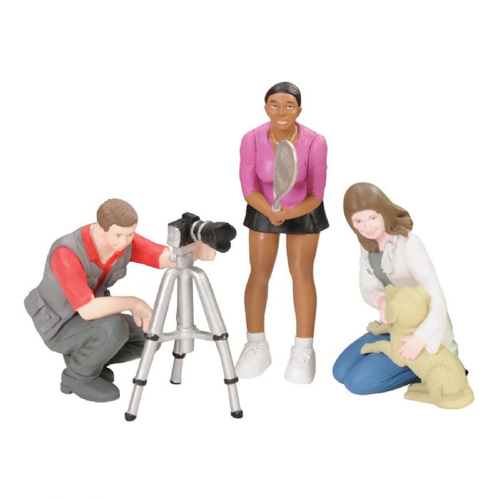 Alternate Image #1 of Vinyl Career Figures - 12 Pieces