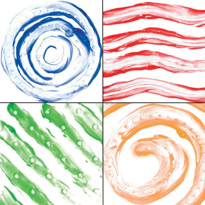 Primary Image of Tactile Finger Paint Paper 12" x 12" - 36 Sheets