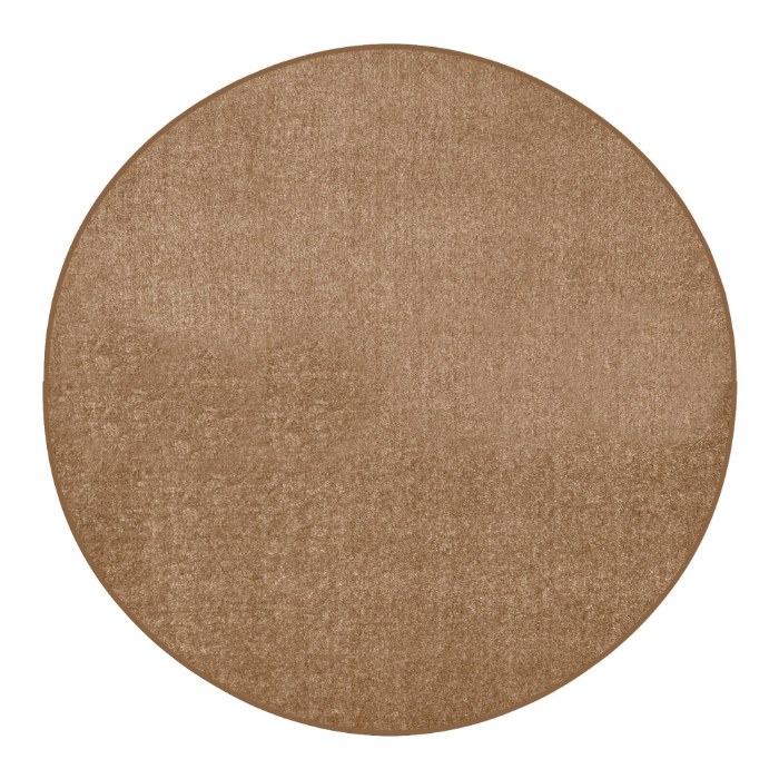 Primary Image of Solid Color Carpet - Tan - 6' Round