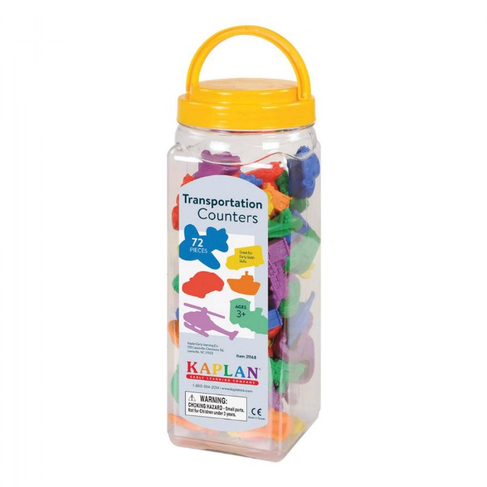 Alternate Image #1 of Transportation Counters - 72 Pieces