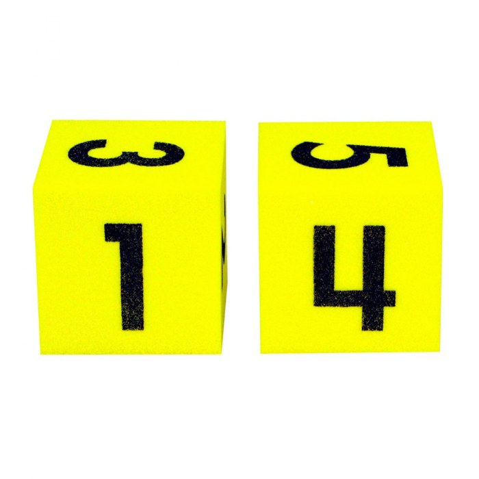 Primary Image of Foam Number Dice - Set of 2