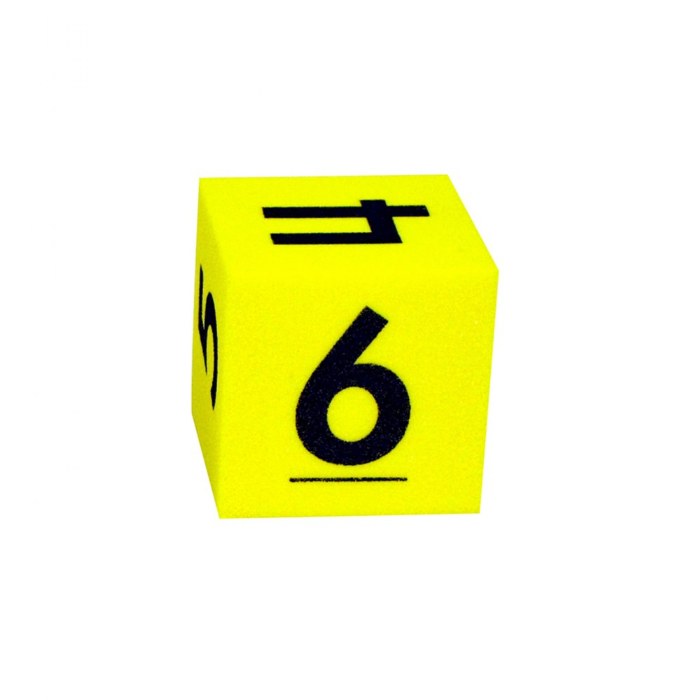 Alternate Image #1 of Foam Number Dice - Set of 2