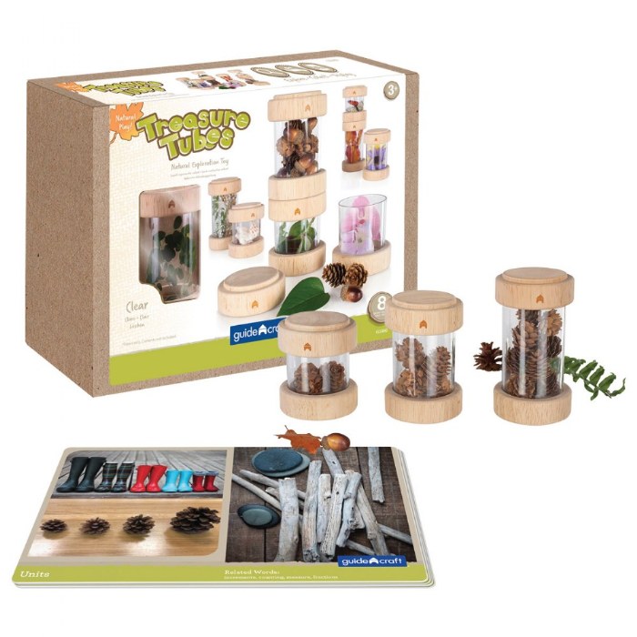 Primary Image of Treasure Tubes - Clear - Set of 8