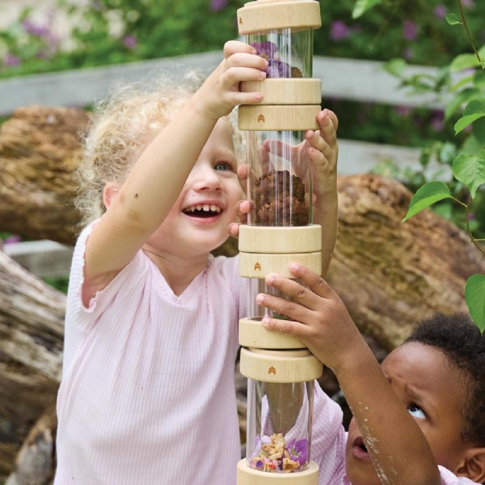 Alternate Image #1 of Treasure Tubes - Clear - Set of 8