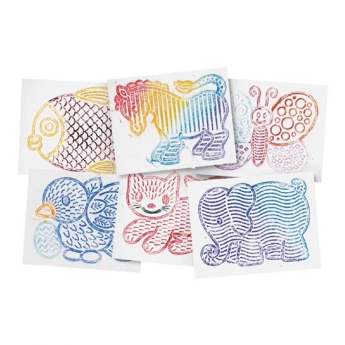 Alternate Image #1 of Animal Rubbing Plates - Set of 6