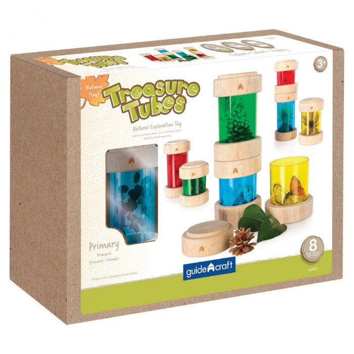 Alternate Image #1 of Treasure Tubes - Primary Colors Set of 8