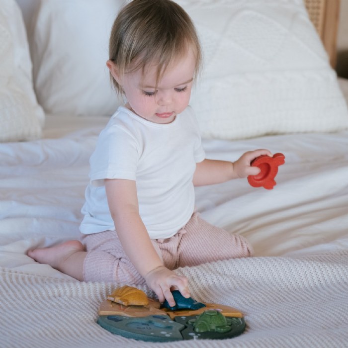 Alternate Image #1 of Eco-Friendly Wooden Marine Puzzle