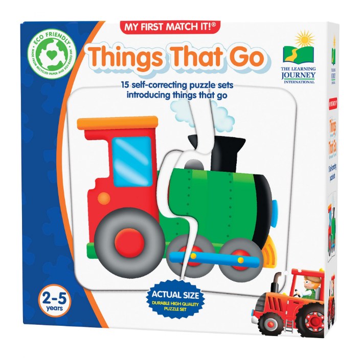 Alternate Image #1 of My First Match It&reg;! Things That Go Transportation Puzzle