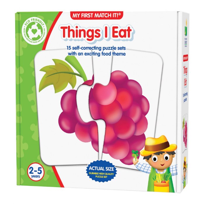 Alternate Image #1 of My First Match It&reg;! Things I Eat - 30 Pieces