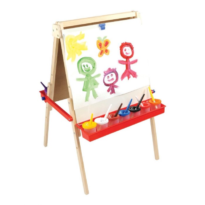 Alternate Image #1 of Floor Style Adjustable Height Art Easel