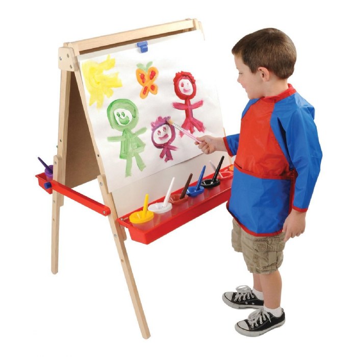 Alternate Image #1 of Floor Style Adjustable Height Art Easel